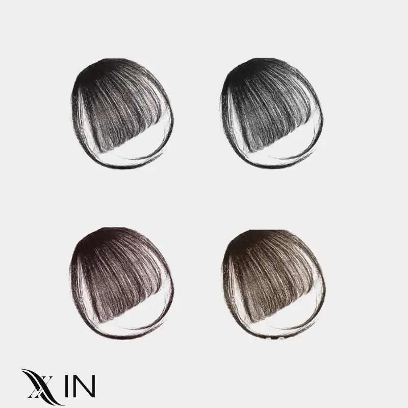 Tóc Giả Kẹp Mái 4D – Mái Thưa