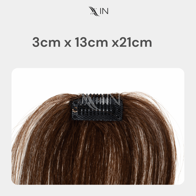 Tóc Giả Kẹp Mái 4D - Mái Thưa